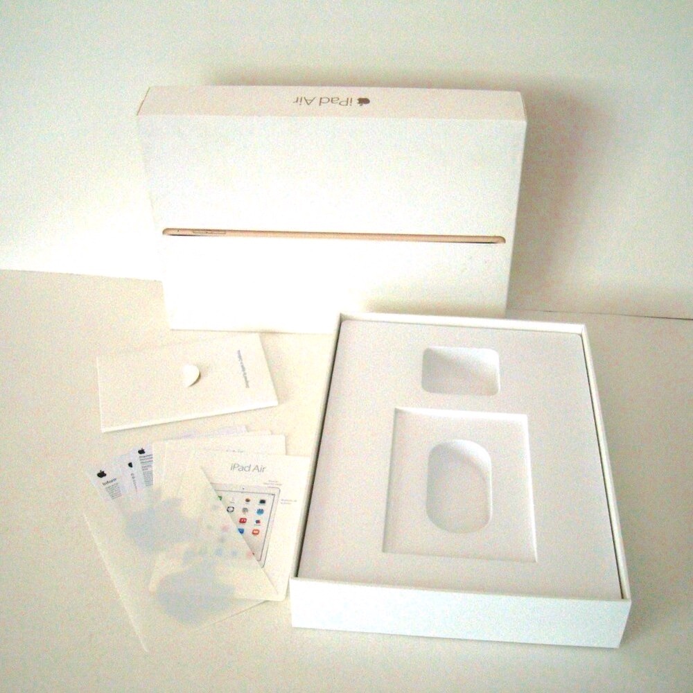 2/$10* iPad Air EMPTY BOX White Box for Gold iPad Air EMPTY (NO iPad Included)